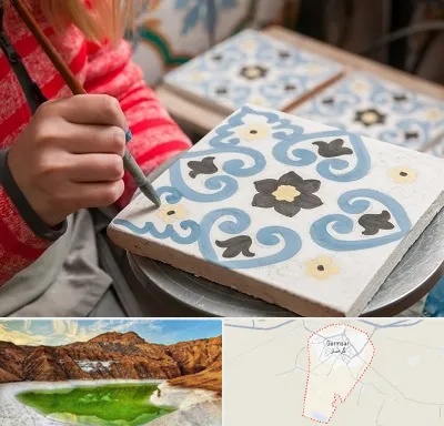 کلاس آموزش نقاشی روی سرامیک در گرمسار