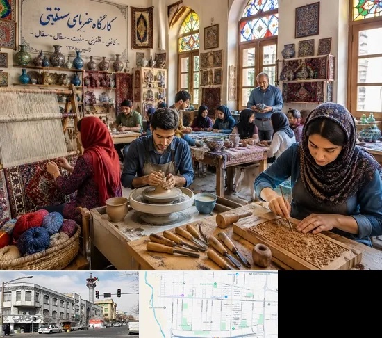 آموزشگاه صنایع دستی در 17شهریور