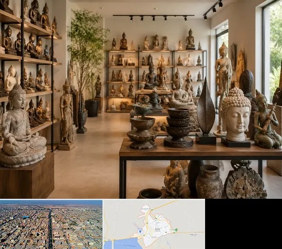 مجسمه فروشی در بندر ماهشهر