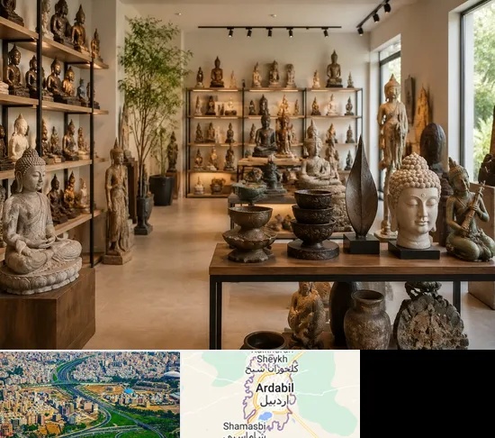 مجسمه فروشی در اردبیل
