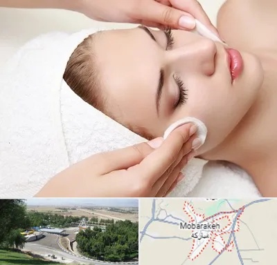 پاکسازی صورت در مبارکه