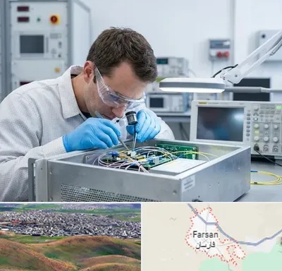 تعمیر سورس دستگاه لیزر فایبر در فارسان