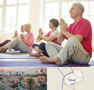 کلاس یوگا سالمندان در طبس