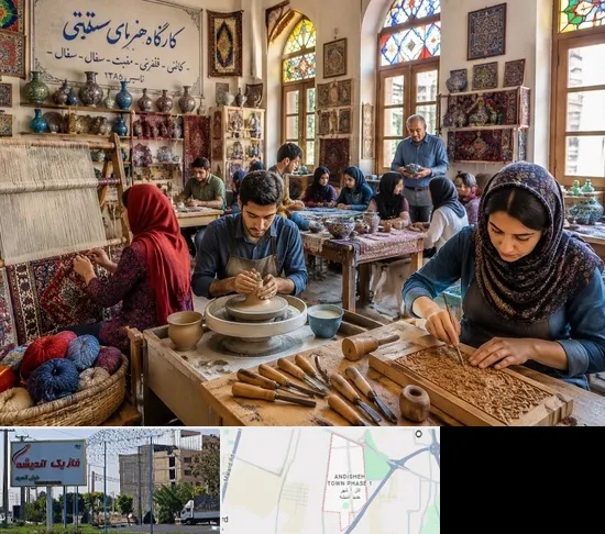آموزشگاه صنایع دستی در فاز یک اندیشه