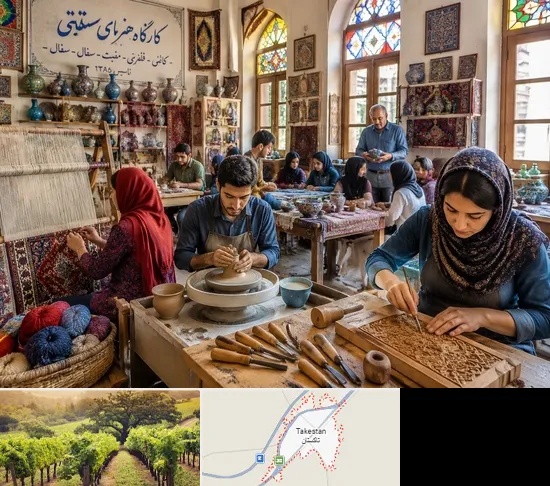 آموزشگاه صنایع دستی در تاکستان