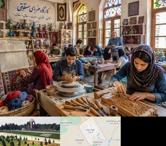 آموزشگاه صنایع دستی در قرچک