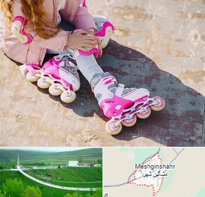 مربی اسکیت در مشگین شهر
