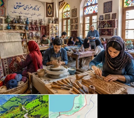 آموزشگاه صنایع دستی در گیلان