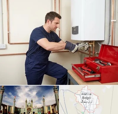 نصب آبگرمکن در آران و بیدگل