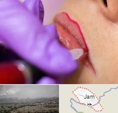 تاتو لب در جم