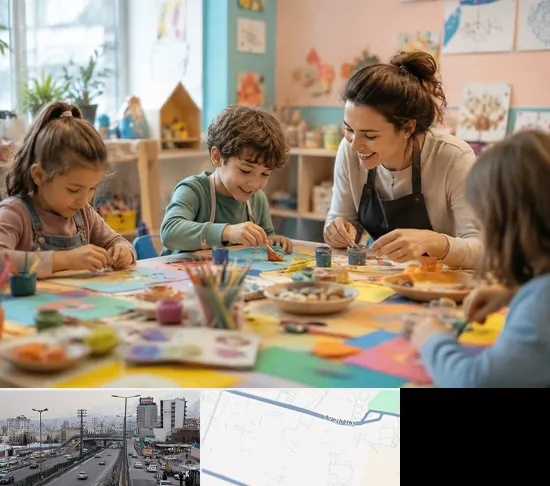 کارگاه خلاقیت در بلوار ارتش