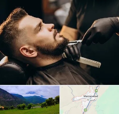 آرایشگاه مردانه در مرزن آباد