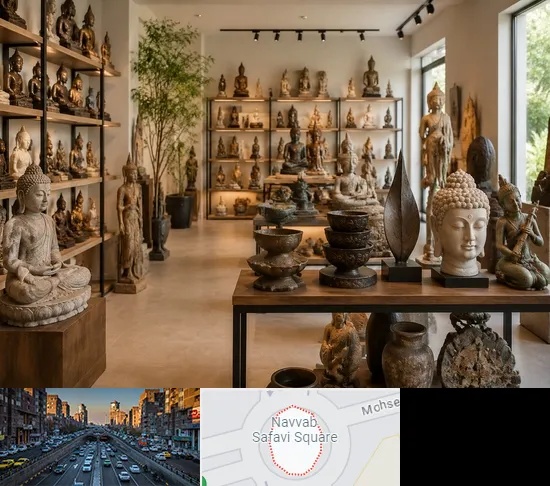 مجسمه فروشی در نواب
