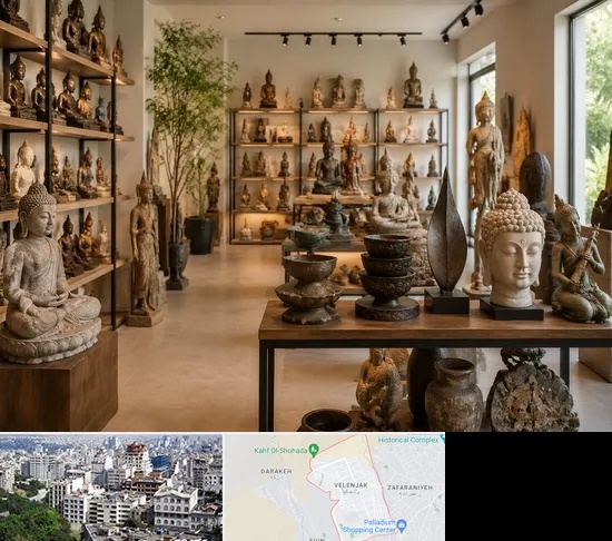 مجسمه فروشی در ولنجک