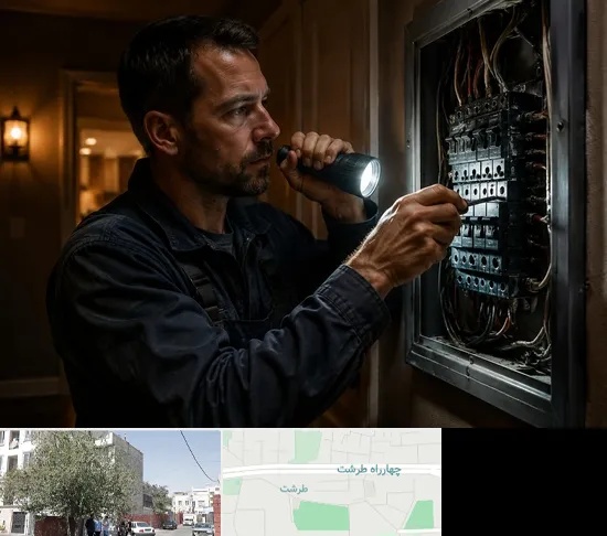 برقکار شبانه روزی در طرشت