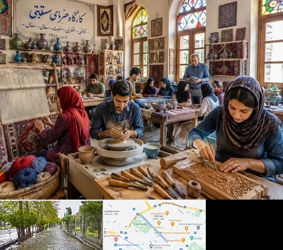 آموزشگاه صنایع دستی در خیابان ارم شیراز