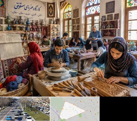 آموزشگاه صنایع دستی در احمدآباد مشهد