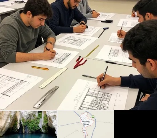 کلاس آمادگی آزمون طراحی معماری در خورموج