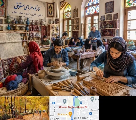 آموزشگاه صنایع دستی در چهارباغ اصفهان
