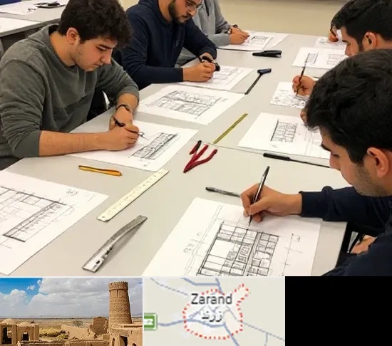 کلاس آمادگی آزمون طراحی معماری در زرند