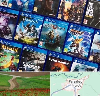 نصب بازی پلی استیشن PS4 در پارس آباد