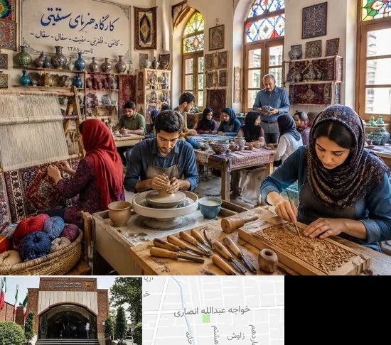 آموزشگاه صنایع دستی در خواجه عبدالله