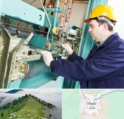 قطعات آسانسور در ماسال