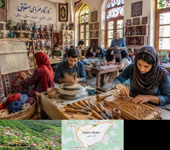آموزشگاه صنایع دستی در قائم شهر