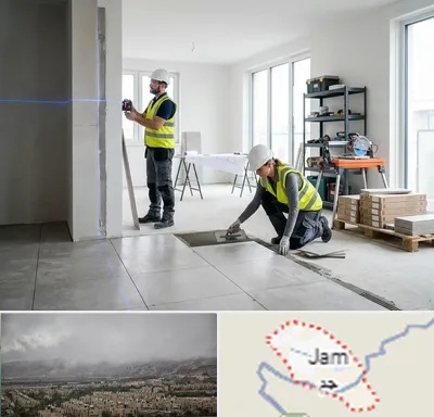 بازسازی ساختمان در جم