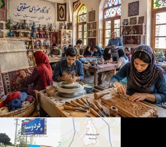 آموزشگاه صنایع دستی در فردوسیه شهریار