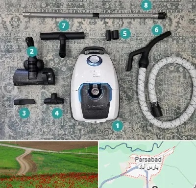 قطعات جاروبرقی در پارس آباد