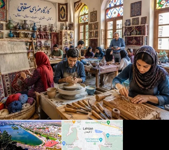 آموزشگاه صنایع دستی در لاهیجان