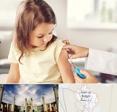 نمونه گیری خون نوزاد و اطفال در آران و بیدگل