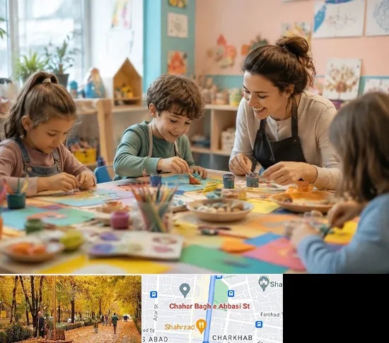 کارگاه خلاقیت در چهارباغ اصفهان