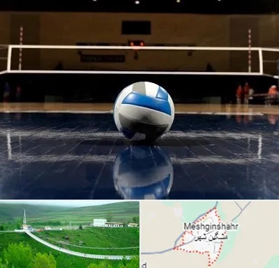 زمین والیبال در مشگین شهر