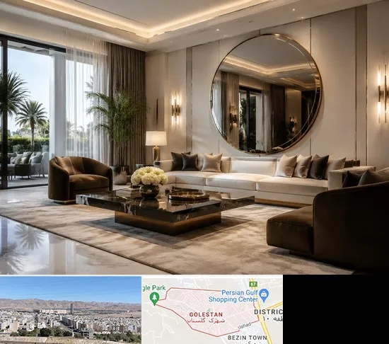 فروشگاه آینه دکوراتیو در شهرک گلستان شیراز