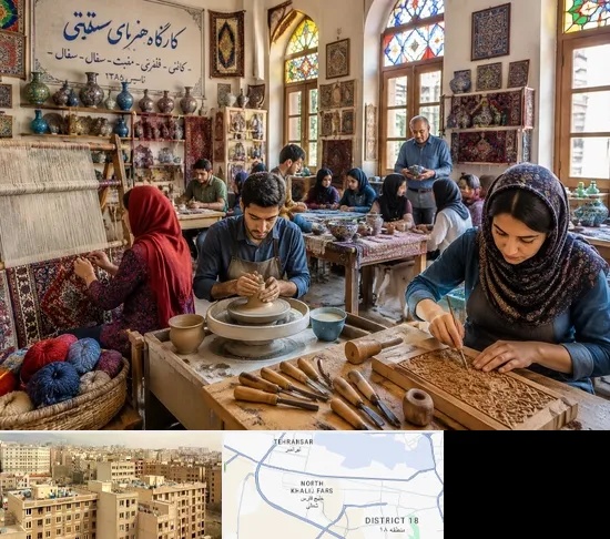 آموزشگاه صنایع دستی در جنوب غرب تهران