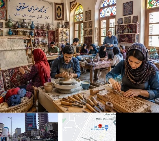 آموزشگاه صنایع دستی در چهارراه طالقانی کرج