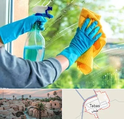 نظافتچی خانم در طبس
