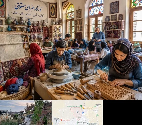 آموزشگاه صنایع دستی در باغستان کرج