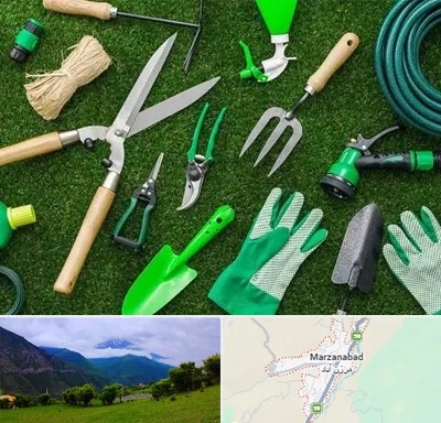 فروشگاه ابزارآلات باغبانی در مرزن آباد