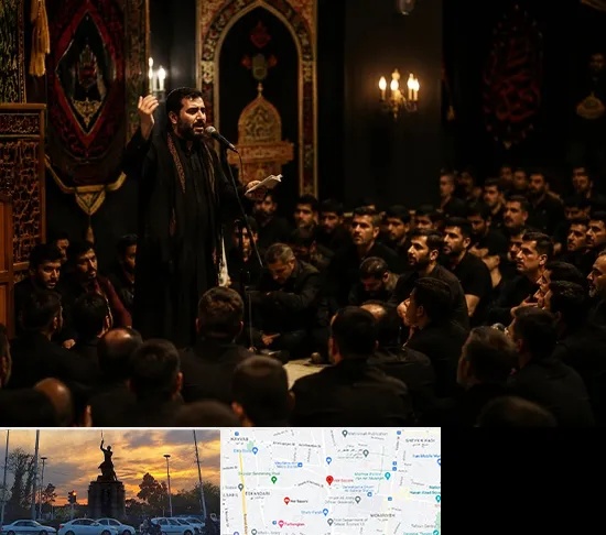 مداح در میدان حر
