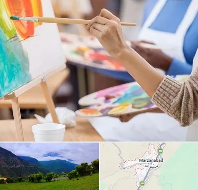 آموزشگاه هنر های تجسمی در مرزن آباد