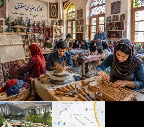 آموزشگاه صنایع دستی در شهر زیبا