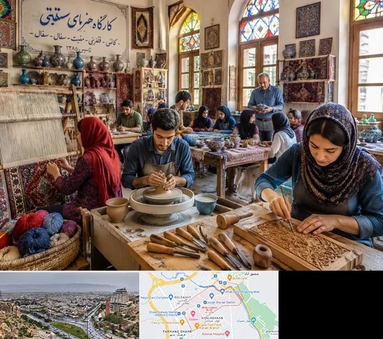 آموزشگاه صنایع دستی در معالی آباد شیراز