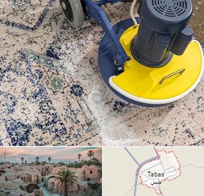 قالی شویی فرش دستباف در طبس