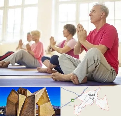 کلاس یوگا سالمندان در نی ریز