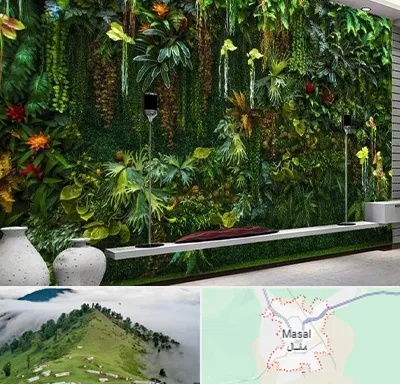 دیوار سبز مصنوعی در ماسال