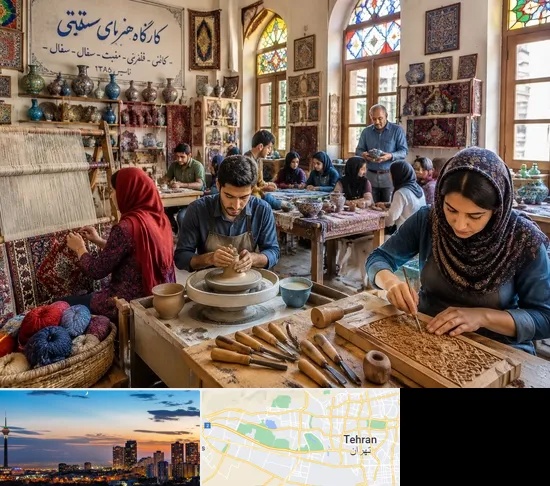آموزشگاه صنایع دستی در غرب تهران