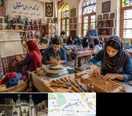 آموزشگاه صنایع دستی در زرگری شیراز
